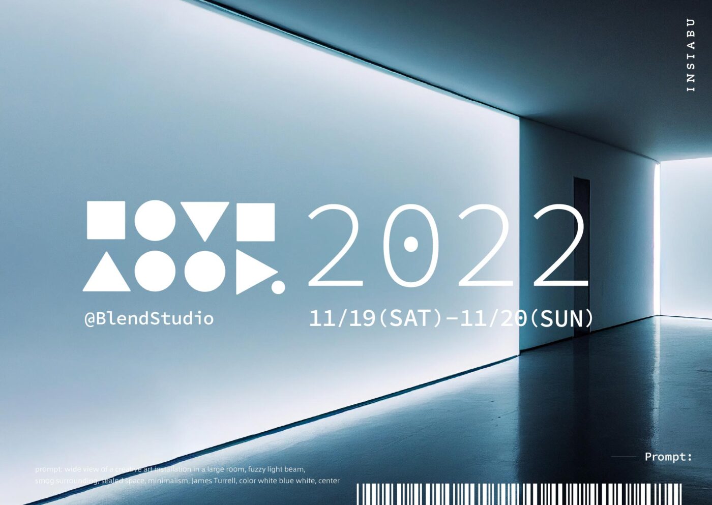 関西で活動するデジタル・メディアアート系作家のコミュニティ「インスタ部」が、作品展「HOMEWORKS 2022」をBlend Studioにて開催。