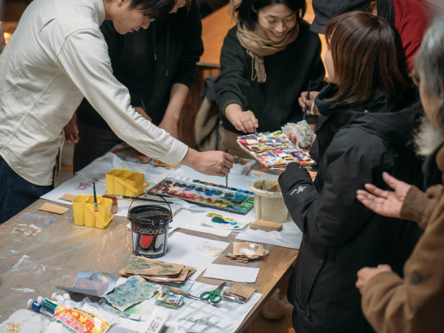 大阪を拠点するアーティスト・下浦萌香が香川県琴平町での滞在制作の成果を発表。「HAKOBUNE AIR」成果発表展、2月22日よりHAKOBUNEビルにて開催。