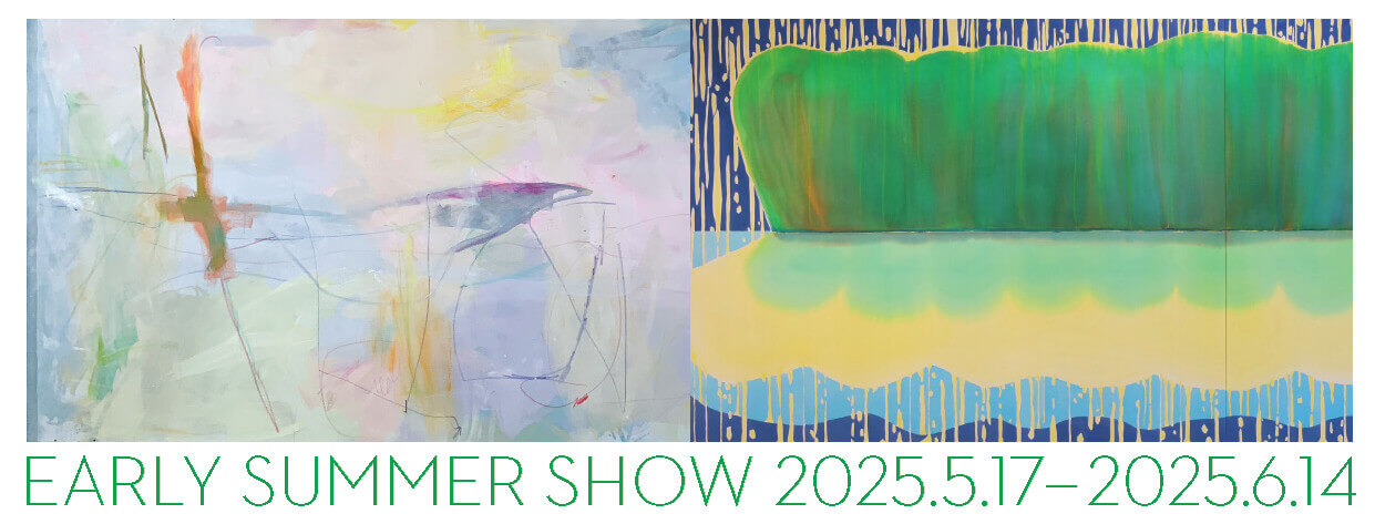 東島毅と末松由華利の抽象ペインティングを紹介する「Early Summer Show: 東島毅、末松由華利」、アートコートギャラリーにて開催。