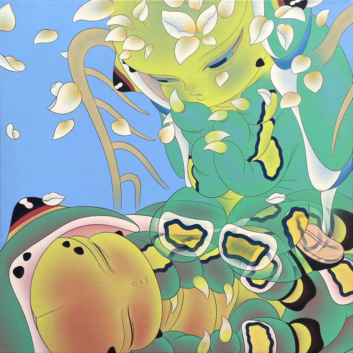 和歌山県在住のペインター・薬指ささくの個展「生き別れのわたしへ」、artgallery opaltimesにて10月25日より開催。