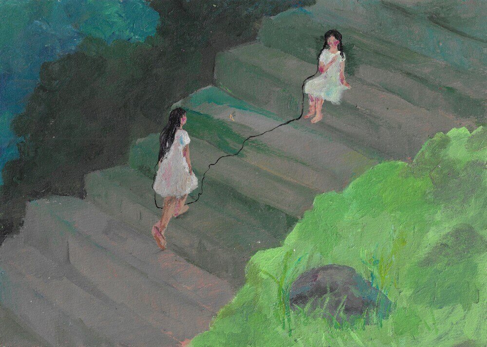 インドネシアの画家・ZINE作家、ハイ・ルンブランの日本初個展「neng and the wind」、Calo Bookshop & Cafeにて開催。