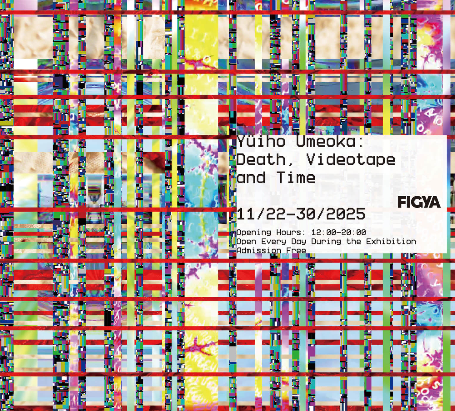 ヴィデオアーティスト・Yüiho Umeokaによる展示「Death, Videotape and Time」、FIGYAにて開催。