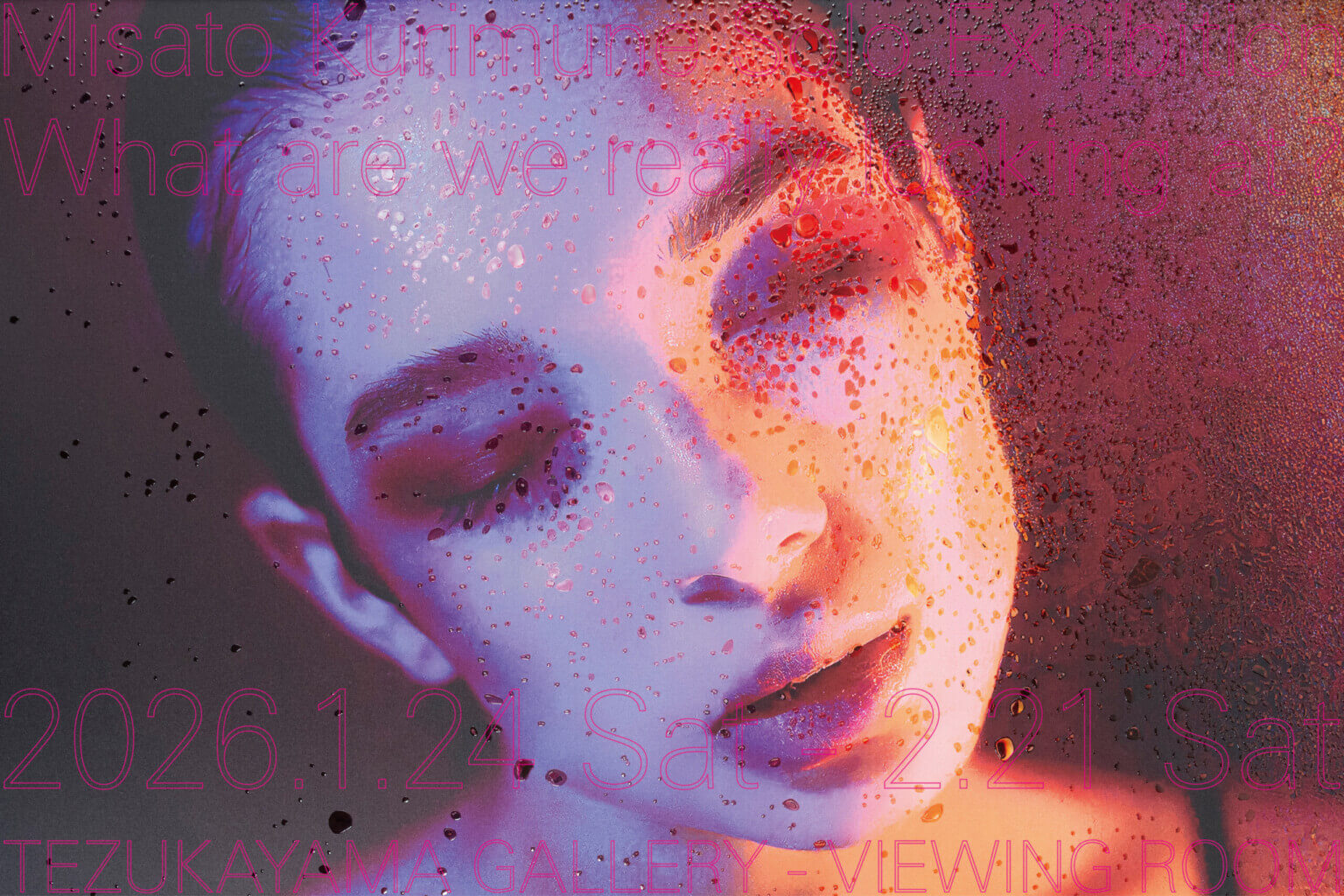 栗棟美里の個展「What are we really looking at?」、TEZUKAYAMA GALLERYにて1月24日より開催。急速なテクノロジーの発展に起因する視覚情報の虚実などを顕在化させる作品群。