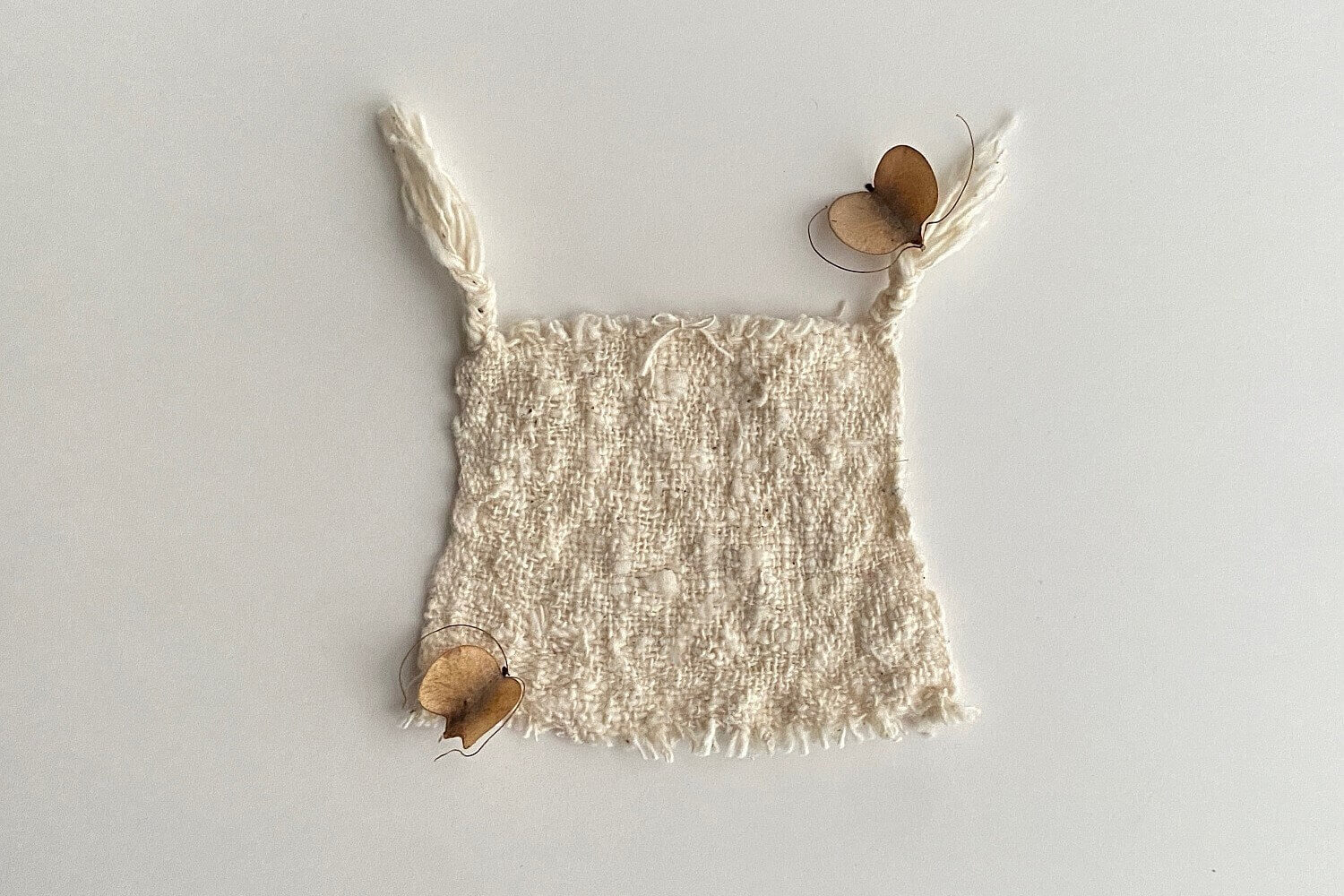 開知奈津の個展「ハンドメイドホーム」、Calo Bookshop ＆ Cafeにて1月12日より開催。綿などの素材を自らの手で育て制作した作品群。