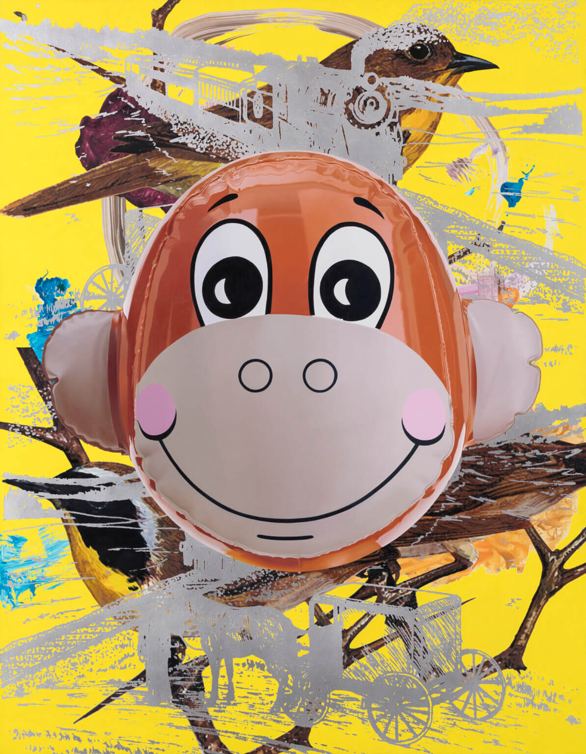 エスパス ルイ·ヴィトン大阪にて、ジェフ・クーンズ展｢PAINTINGS AND BANALITY – SELECTED WORKS FROM THE COLLECTION｣開催。彫刻作品と絵画作品7点を展示。