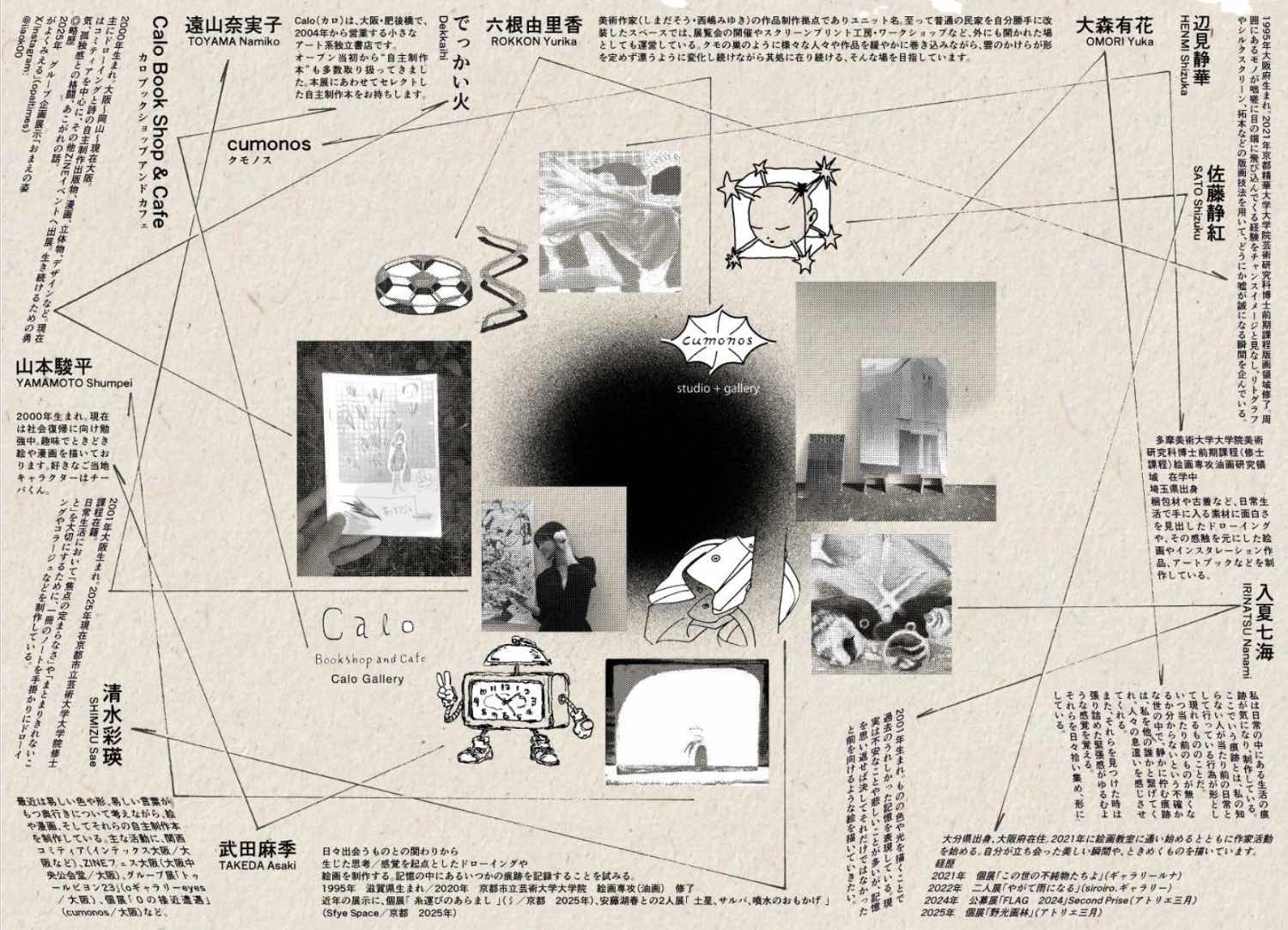 美術作家・山本駿平が企画する展覧会「あったこと・間・遠くをみる」、cumonosにて3月7日から開催。既存の言葉や分類とは異なる視点から「絵」の輪郭を探求しようとする試み。