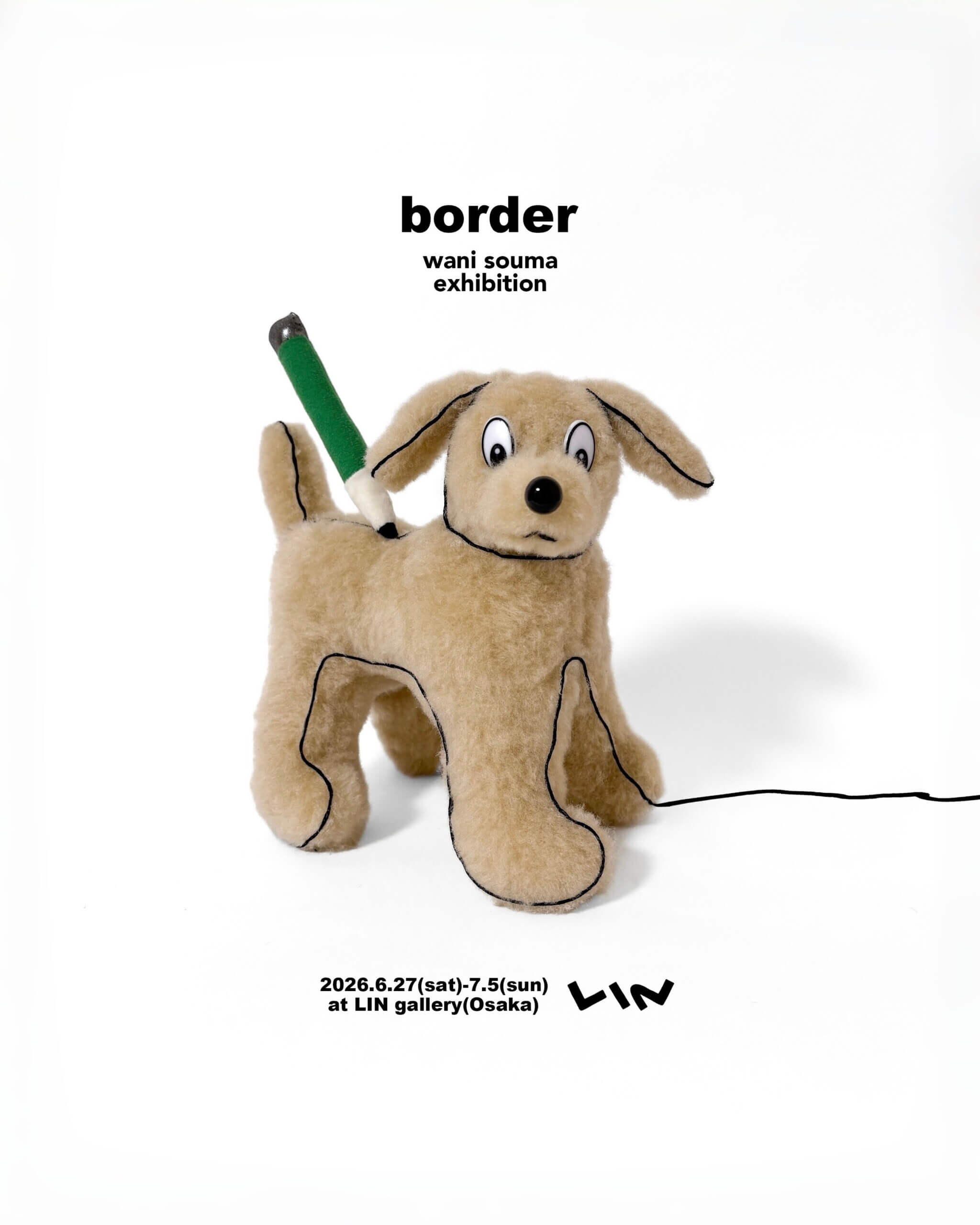 wani soumaの個展「border」、LIN galleryにて6月27日より開催。| paperC