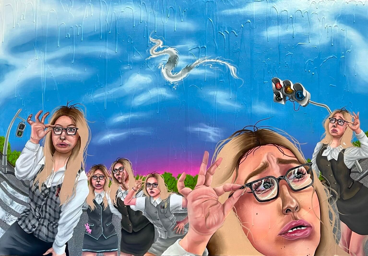グループ展「言葉で見えてくる背鰭と尾鰭、言葉で見えなくなる魚の体」、Marco Galleryにて8月8日より開催。2000〜2002年生まれの4名のアーティストが参加。