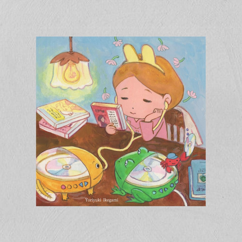 イラストレーター・イケガミヨリユキの個展「花みたいな生活」、NEW PURE+にて10月31日より開催。生活の絵と花の絵をメインに展示。